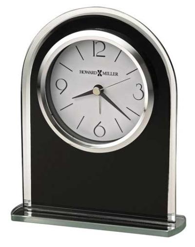 Howard Miller Ebony Luster 645-702 Black Table Clock