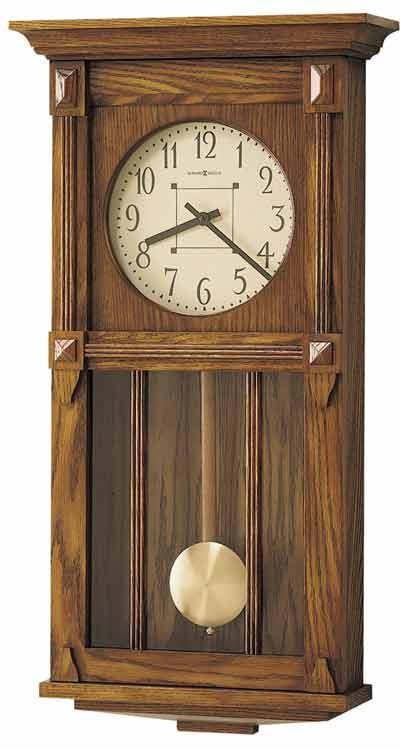 Howard Miller Ashbee II 620-185 Mission Style Wall Clock
