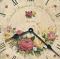 dial detail - Detailed image of the Howard Miller Savannah Botanical VII 620-440 Wall Clock