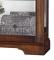 solid wood base and columns - Howard Miller Hartland 680-445 Curio Cabinet