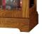 base detail - Howard Miller Moorland 680-471 Oak Curio Cabinet