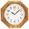 Detailed image of the Seiko QXA102BC Quartz Oak Wall Clock