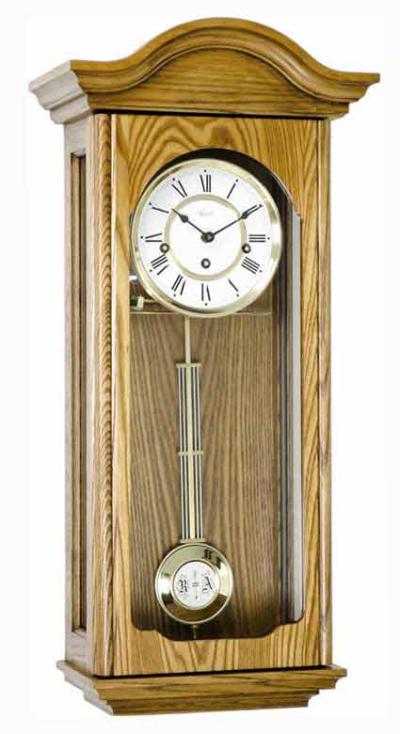 Hermle Brooke 70815-I90341 Oak Keywound Wall Clock