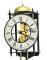 Dial detail of Hermle Ravensburg 70974-000711 clock