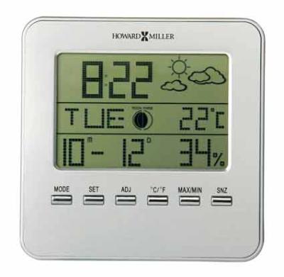 Howard Miller Weather View 645-693 LCD Weather Clock