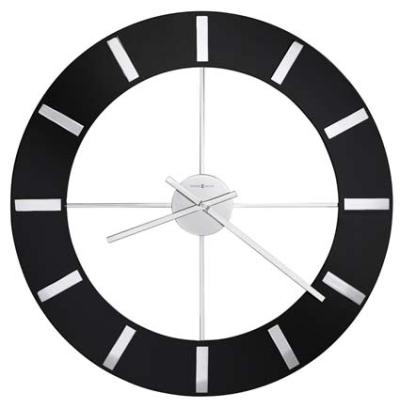 Howard Miller Onyx 625-602 Large Contemporary Wall Clock