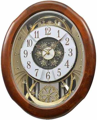 Rhythm 4MH884WD06 Magnificent Time Cracker Musical Clock