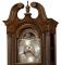 Top detail of the Howard Miller Wellston 611-262 Grandfather Clock