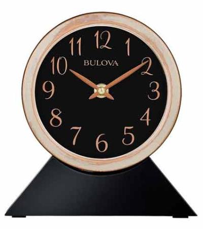 Bulova B5404 Port Jeff Wall Clock / Table Clock