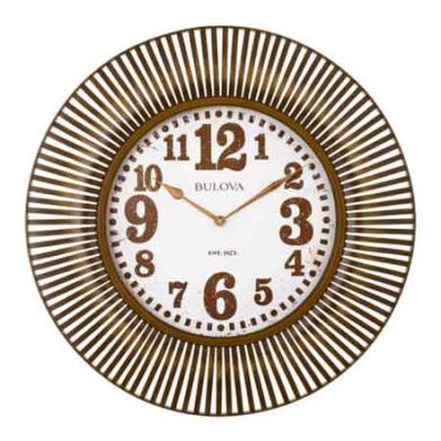 Bulova C4843 Sunburst Wall Clock