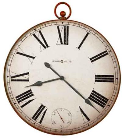 Howard Miller Pocket Watch II 625-647 Large Wall Clock