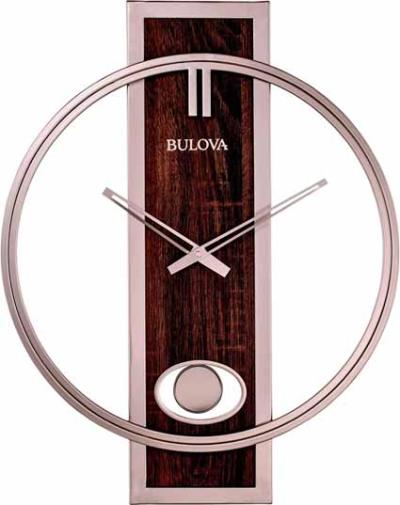 Bulova C4117 Phoenix Modern Large Wall Clock