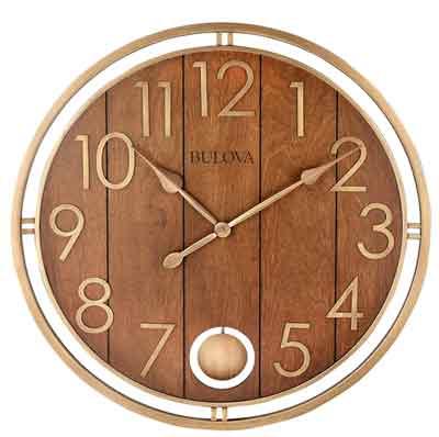 Bulova C4806 Panel Time Large Wall Clock