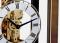 Dial detail of the Hermle Brayden 23056-030791 Walnut Mantel Clock