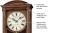 dial detail - Seiko QXH030BLH Chiming Pendulum Wall Clock