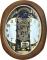 Open dial detail on the Rhythm 4MH414WU06 Joyful Blessing Musical Motion Clock