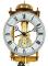 Dial detail of the Hermle Munich 71005-000711 Skeleton Wall Clock