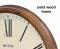 solid wood frame - Rhythm CMH721CR06 Masters II Chiming Wall Clock