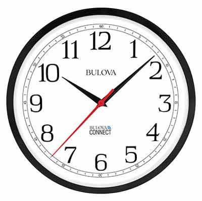Bulova C5000 Precision Wi-Fi Wall Clock