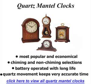 Quartz Mantel Clocks