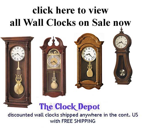 Howard Miller 613 110 Westmont Key Wound Wall Clock The Depot - Chiming Wall Clocks Key Wound
